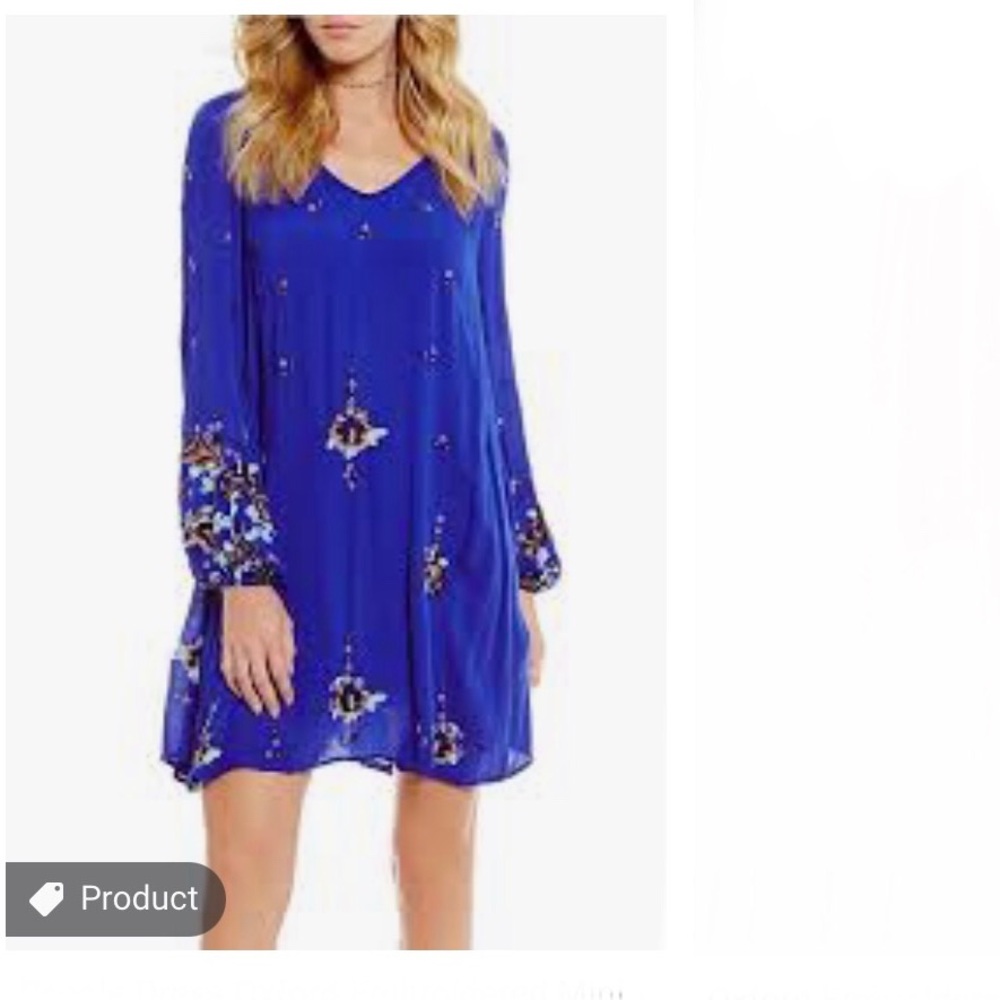 Free People Oxford Embroidered Dress